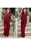 SIFIR KOL GÖMLEKLİ LASTİKLİ BAYRAMLIK KIZ TAKIM