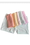 6'lı Kız Çocuk Pastel Renk Pamuklu Boxer