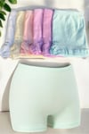 6'lı Kız Çocuk Pastel Renk Pamuklu Boxer