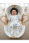 Baskılı Bebek Uzun Kollu Çıtçıtlı Zıbın
