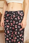 Kadın & Çocuk Baskılı Yumuşak Dokulu Yazlık Pijama Altı
