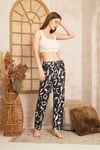 Kadın & Çocuk Baskılı Yumuşak Dokulu Yazlık Pijama Altı