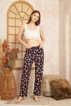 Kadın & Çocuk Baskılı Yumuşak Dokulu Yazlık Pijama Altı