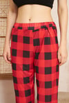 Kadın & Çocuk Baskılı Yumuşak Dokulu Yazlık Pijama Altı