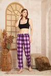 Kadın & Çocuk Baskılı Yumuşak Dokulu Yazlık Pijama Altı