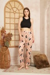 Kadın & Çocuk Baskılı Yumuşak Dokulu Yazlık Pijama Altı