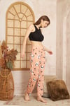 Kadın & Çocuk Baskılı Yumuşak Dokulu Yazlık Pijama Altı