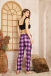 Kadın & Çocuk Baskılı Yumuşak Dokulu Yazlık Pijama Altı