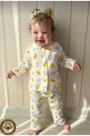 Kız Bebek Çocuk Pamuklu Oyali Pijama Takımı Hediyelik