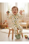 Kız Bebek Çocuk Pamuklu Oyali Pijama Takımı Hediyelik