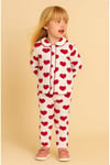 Kız Bebek Çocuk Pamuklu Oyali Pijama Takımı Hediyelik
