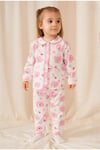 Kız Bebek Çocuk Pamuklu Oyali Pijama Takımı Hediyelik