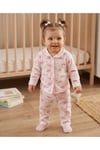 Kız Bebek Çocuk Pamuklu Oyali Pijama Takımı Hediyelik