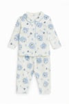 Kız Bebek Çocuk Pamuklu Oyali Pijama Takımı Hediyelik