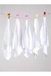 Unisex Oyalı Bebek Ağız Mendili Ter Bezi 10lu Paket