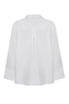 Cotton Poplin Collar Detail Shirt