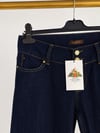 Gucci Lacivert İspanyol Paça Kadın Kot Pantolon