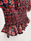 TRENDYOL ÇİÇEK DESENLİ GİPELİ CROP