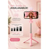 H1S Bluetooth Kumandalı Selfie Çubuğu ve Tripod Pembe