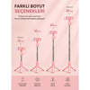H1S Bluetooth Kumandalı Selfie Çubuğu ve Tripod Pembe