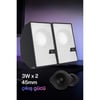 Sprange SR-PN784 3W-2 USB 2.0 3.5mm USB 5V Hoparlör Beyaz