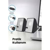 Sprange SR-PN784 3W-2 USB 2.0 3.5mm USB 5V Hoparlör Beyaz