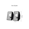 Sprange SR-PN784 3W-2 USB 2.0 3.5mm USB 5V Hoparlör Beyaz