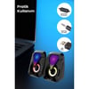 Sprange SR-PN785 3W-2 USB 2.0 + 3.5mm 5V Hoparlör Siyah