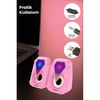 Sprange SR-PN785 3W-2 USB 2.0 + 3.5mm 5V Hoparlör Pembe