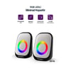Sprange SR-PN786 3W-2 USB 2.0 + 3.5mm 5V Hoparlör Beyaz