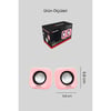 Sprange SR-PN99 2W-2 USB 2.0 + 3.5mm 5V Hoparlör Pembe