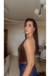 HALTER YAKA AKSESUAR DETAYLI BLUZ