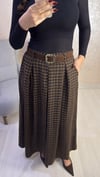 Nubuk Kemerli Ekose Pantolon