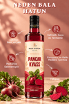Bala Hatun Pancar Kvass 500ml - Doğal Fermente (6'lı Cam Şişe)