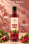 Bala Hatun Pancar Kvass 500ml - Doğal Fermente (12'li Cam Şişe)