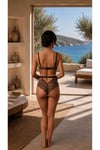 Balenli Leopar Desenli Babydoll