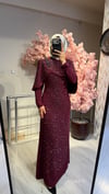 FERİHA SARIOĞLU ABİYE BORDO