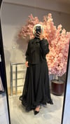 GHİSA ETEKLİ TAKIM SİYAH