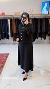 GHİSA ETEKLİ TAKIM SİYAH