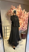 GHİSA ETEKLİ TAKIM SİYAH