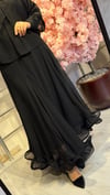 GHİSA ETEKLİ TAKIM SİYAH