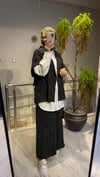 GHİSA KOT YELEKLİ TAKIM SİYAH