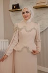 İNCİ DALGASI PELERİNLİ ABİYE