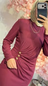 SEÇİL STORE ELBİSE BORDO 