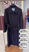 ZÜHRE KAPİTONE KABAN DÜĞMELİ KOYU MÜRDÜM