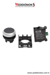 Eaton M22-D-S Siyah Yaylı Buton