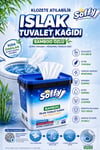 Islak Tuvalet Kağıdı Tuvalete Atılabilen Flushable Tuvalet Kağıt 480 Adet