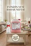 Oda Ve Çamaşır Parfümü 5 LT Ekonomik Boy Kalıcı Bahar Nefesi + 750 ml Boş Sprey Hediyeli