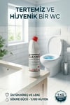 WC ve Tuvalet Temizleyicisi 1 kg Üstün Kireç ve Leke Sökücü Endüstriyel Güç