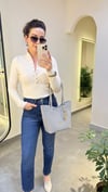Çıtçıtlı Krem Triko